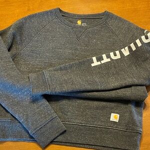 Carhartt Women’s Large 12/14 Heathered Gray Crewneck